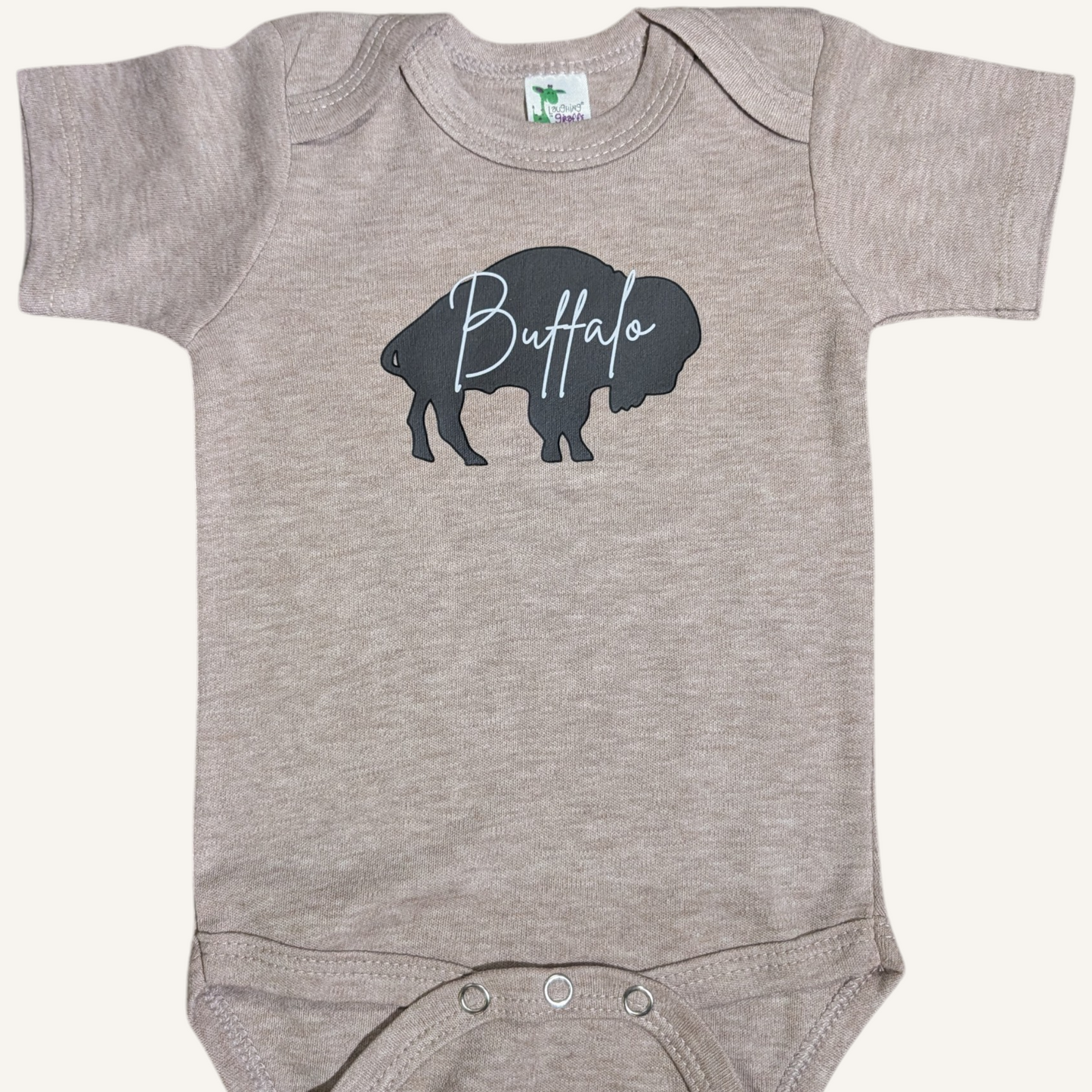 Buffalo Baby Onesie – Soft Poly/Cotton