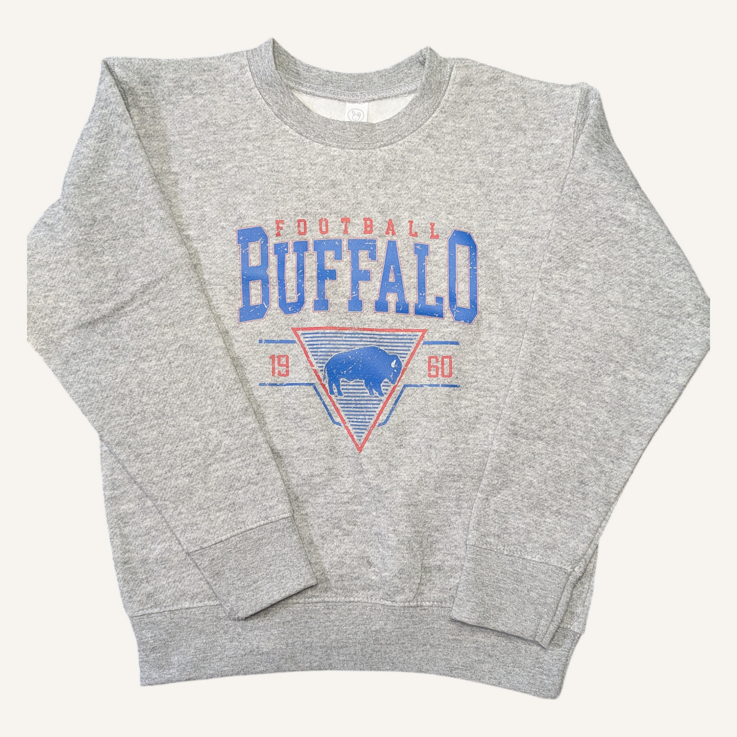 Buffalo Vintage Toddler Sweatshirt – Soft Poly/Cotton Blend