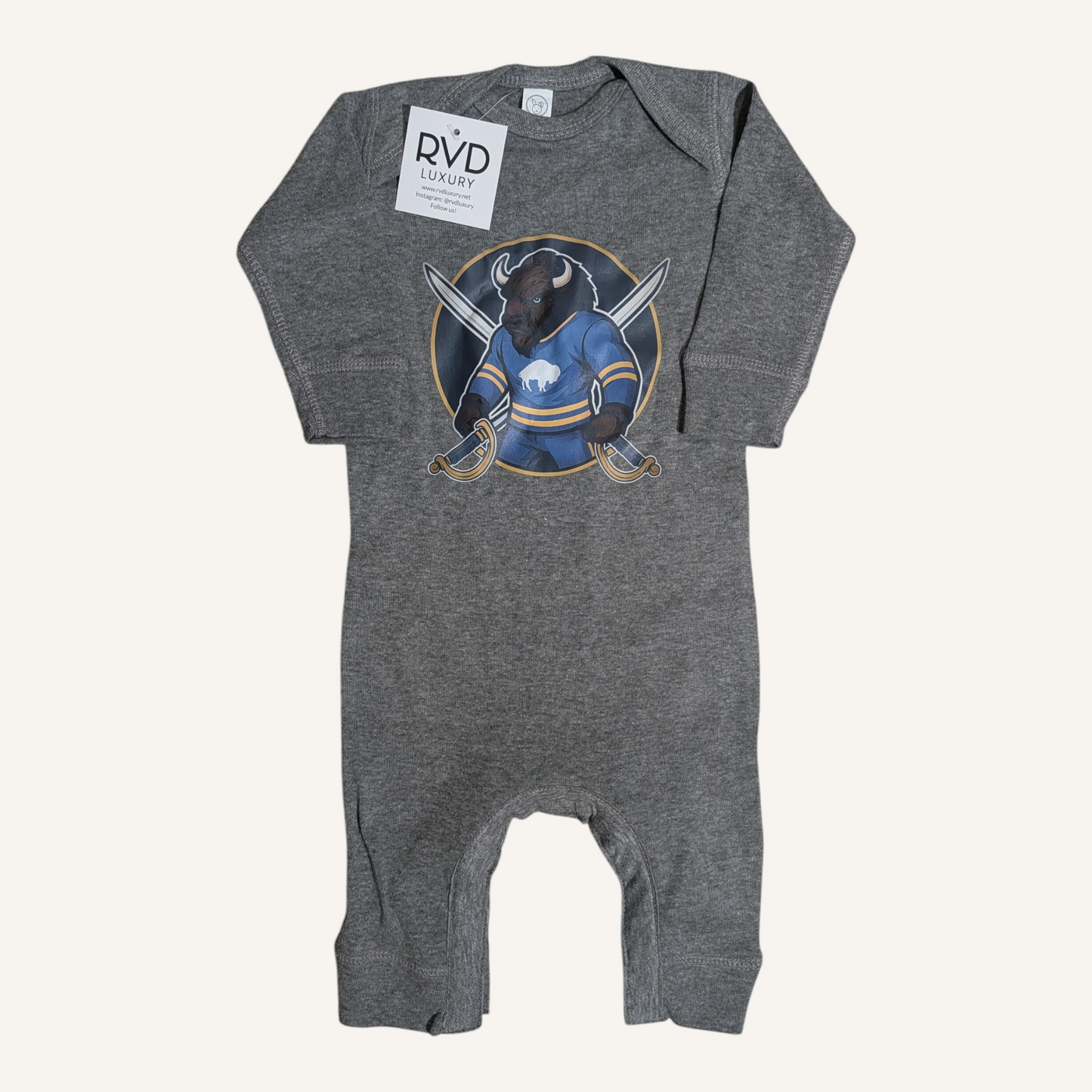 Buffalo Hockey Long Leg Onesie