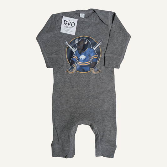 Buffalo Hockey Long Leg Onesie